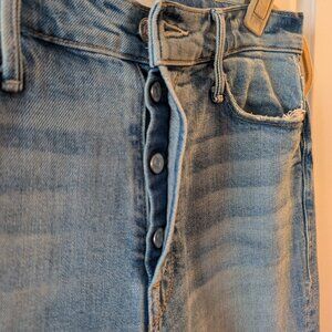 Mother Button Fly Distressed Jeans Sz 27